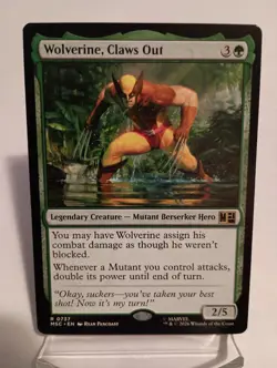 Wolverine, Claws Out - #737 - CMR: Marvel Super Heroes - NM MTG - Image 1