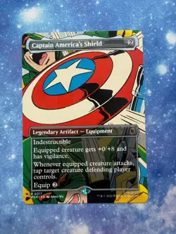 Captain America's Shield (Borderless) (0317) Marvel Super Heroes 317 NM - Image 1