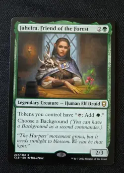 MTG - Jaheira Friend of the Forest - Battle for Baldur's Gate - NM Rare #237 Reg - Image 1