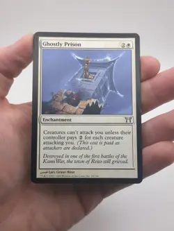 Ghostly Prison MP Champions Of Kamigawa MTG English Regular 10 / 306 No Attacks! - Image 1