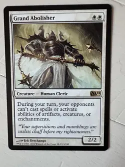 Grand Abolisher M12 Core Set 2012 Rare MTG Magic The Gathering Near Mint NM - Image 1