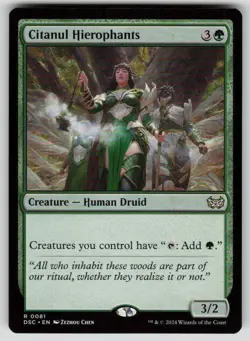 Citanul Hierophants Rare Commander: Duskmourn: House of Horror 81 MTG NM 2024 - Image 1