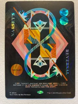 MTG 1x HALO FOIL Narset's Reversal # 41 Secret Lair Countdown Magic the x1 NM - Image 1