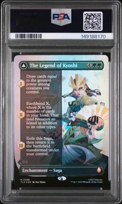 2025 MTG AVATAR: THE LAST AIRBENDER AVATAR KYOSHI/THE LEGEND OF KYOSHI PSA 10 - Image 2