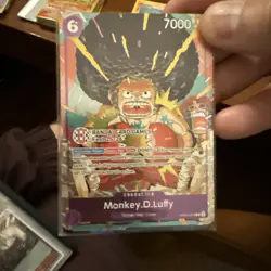 Monkey.D.Luffy Bandai Card Games Fest 25-26 One Piece Promo OP07-073 Free Ship - Image 1