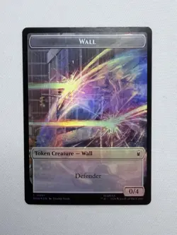 MTG Wall(01)/Moloid(13) Marvel Super Heroes Foil Token M/NM - Image 1