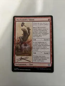 Blacksmith's Talent - Bloomburrow - LP - MTG Magic - Uncommon - Class - Image 1