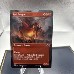 Red Dragon Borderless , Adventures Forgotten R , NM ,MTG - Amazing ! - Image 1