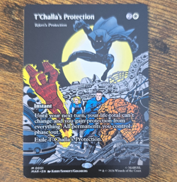 Magic: The Gathering T'Challa's Protection Mythic Regular Eng 0051 Marvel - Image 1
