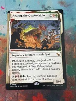 Anzrag, the Quake-Mole M Showcase Regular #356 | MKM Murders at Karlov Manor MTG - Image 1