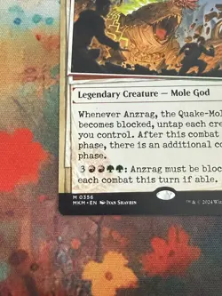 Anzrag, the Quake-Mole M Showcase Regular #356 | MKM Murders at Karlov Manor MTG - Image 5