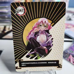 Demon Slayer Mitsuri Kanroji Short Print SP Holo Foil Doujin Trading Card Anime - Image 2