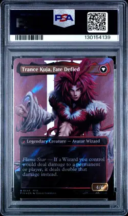 2025 MTG FINAL FANTASY KUJA, GENOME SORCERER/TRANCE KUJA, FATE DEFIED PSA 10 - Image 2