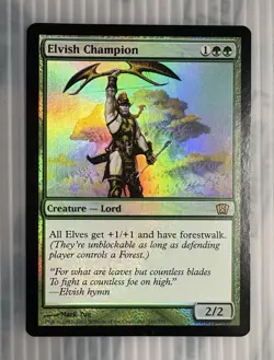 MTG Elvish Champion 8th Edition 241/350 Foil Rare ENG - Image 1