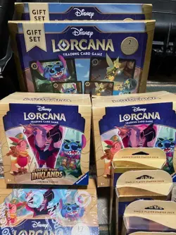 Disney Lorcana Into The Inklands Lot (Booster boxes x2, Packs x10, Plus More) - Image 3