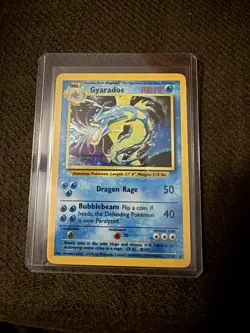Pokemon Card/Card - Garados Gyarados 6/102 - Base Set - Very Good - Image 1
