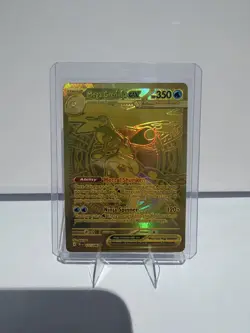 2026 Pokemon Chaos Rising #122/086 Mega Greninja ex Mega Hyper Rare Gold - Image 1