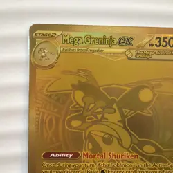Mega Greninja ex 122/086 Mega Hyper Rare ME04: Chaos Rising Pokemon NM/MINT - Image 2