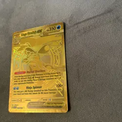 Pokemon TCG GOLD Mega Greninja EX 122/086 Chaos Rising Mega Hyper Rare MINT! - Image 3