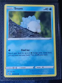 Pokemon TCG Fusion Strike - Snom 084/264 - Common English Card Non-Holo NM/LP - Image 1