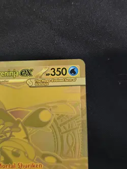 Pokemon TCG Mega Greninja ex 122/086 Gold Hyper Rare Chaos Rising NM #2 - Image 3