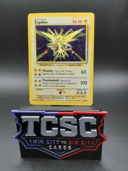 Pokemon TCG Zapdos Base Set 16/102 Holo 1999-2000 Wizards Base Set - Image 1