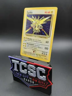 Pokemon TCG Zapdos Base Set 16/102 Holo 1999-2000 Wizards Base Set - Image 2