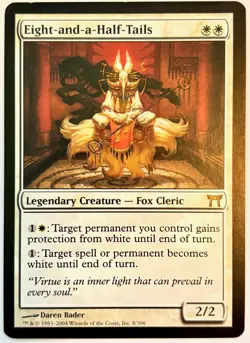 Eight and a Half Tails Champions of Kamigawa 2004 MTG Magic The Gathering NM - Image 1