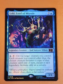 Loki, Lord of Misrule - Foil M MTG Commander: Marvel Super Heroes (MSC) NM - Image 1