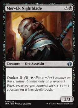 Mer-Ek Nightblade -Foil Light Play MTG Iconic Masters - Image 1