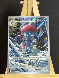Weavile 228/217 Illustration Rare Ascended Heroes Pokemon TCG Cards NM IR Mint - Image 1