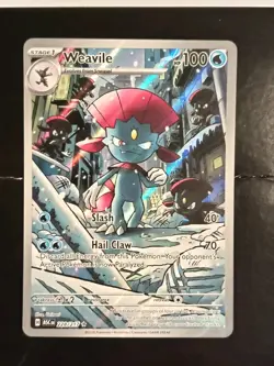 Pokemon TCG Weavile 228/217 Ascended Heroes Illustration Rare Pokemon Card - NM - Image 1