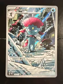 Pokemon TCG Weavile 228/217 Ascended Heroes Illustration Rare Pokemon Card - NM - Image 2