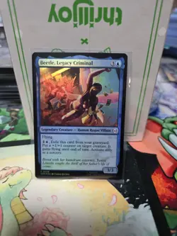 NM Foil Beetle, Legacy Criminal, MTG, Marvel's Spider-Man, Magic, 26 - Image 1