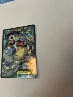 2016 POKEMON XY BLACK STAR PROMO BLASTOISE EX #XY122 HOLO MP - Image 2