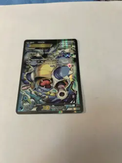 2016 POKEMON XY BLACK STAR PROMO BLASTOISE EX #XY122 HOLO MP - Image 4