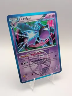 Crobat - 55/135 Holo Rare English Plasma Storm Pokemon Card HP - Image 1