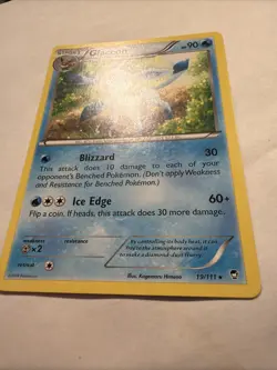 Glaceon 19/111 - 2014 Pokemon Furious Fists Rare Card LP - Image 2
