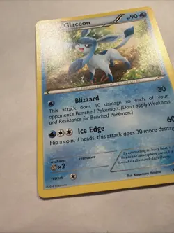 Glaceon 19/111 - 2014 Pokemon Furious Fists Rare Card LP - Image 4
