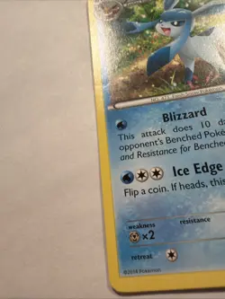 Glaceon 19/111 - 2014 Pokemon Furious Fists Rare Card LP - Image 5