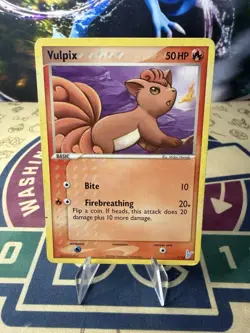 Vulpix 7/12 Pokemon Card 2006 EX Trainer Kit 2 - Plusle & Minun Rare - Image 1
