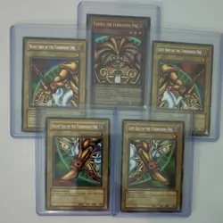 5 Card Lot Exodia Forbidden One Yu-Gi-Oh RP01 2020 Reprint Arms Legs Complete - Image 1