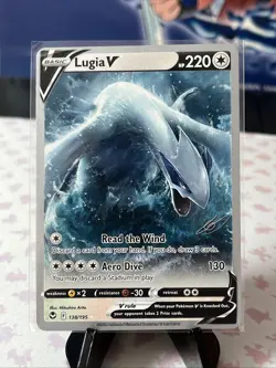 Pokemon TCG 2023 World Championship Lugia Cards Lugia V 138/195 - Image 1