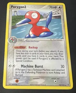 PORYGON 2 Non Holo 25/113 RARE EX Delta Species 2005 Pokemon Card LP-NM - Image 1