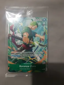 Roronoa Zoro P-114 SEALED One Piece Promotion Card - Image 1