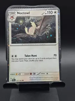 Noctowl 127/162 (Cosmos Holo) Pokemon TCG SV: Scarlet & Violet Promo Cards NM - Image 1