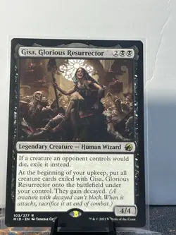Gisa, Glorious Resurrector (Innistrad: Midnight Hunt) MTG Near Mint Magic Card - Image 1