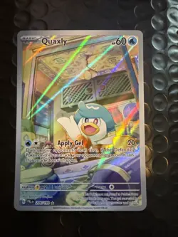 Pokemon TCG Quaxly Scarlet & Violet Paldea Evolved Holo Card 206/193 - Image 1