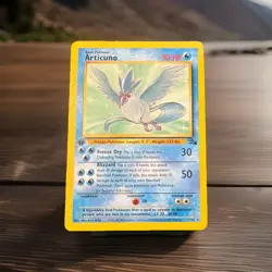 Articuno Pokemon TCG Fossil 17/62 1st Edition Rare Regular 70 HP Card - Image 1