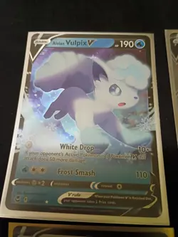 Pokemon TCG Silver Tempest 4-Card V Lot: Alolan Vulpix/Pidgeot/Kingler/Mawile - Image 2